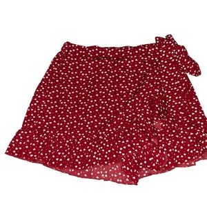 Skorts red size M